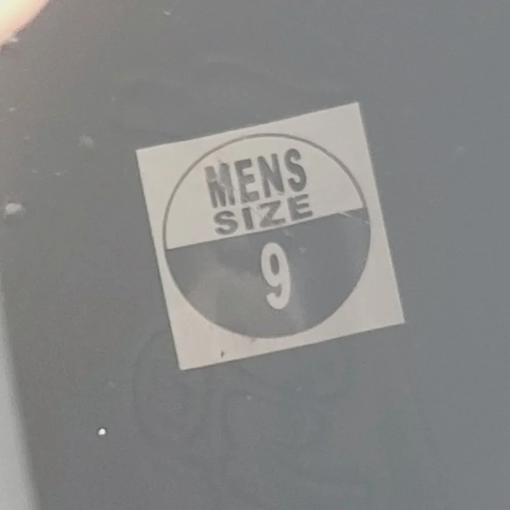 Nike Men's Black Air Force 1 Mid-Top Leather Low Top Athletic Sneaker Size 9 - Picture 6 of 7